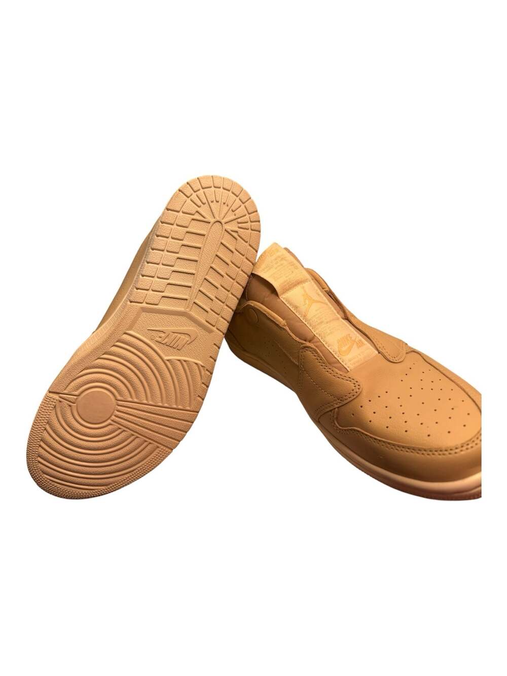 Womens Air Jordan 1 Low Slip-On Desert Ore - Picture 2 of 6
